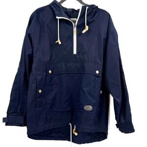 VTG Gap Anorak Jacket‎ Size S Navy 90s Y2K Pullover Windbreaker Gorpcore Utility